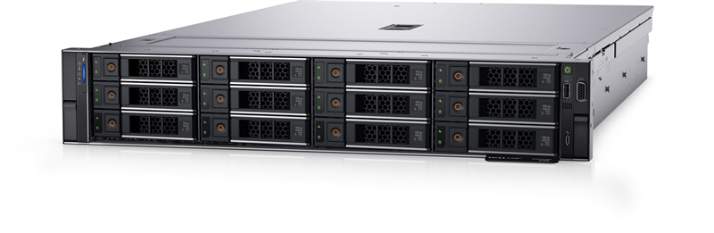Шасси серверное DELL PowerEdge R750 2U/12LFF+2SFF/1xHS/H755/iDRAC9 Ent/2xGE/noPSU/4xFH,2xLP/6 high perf/noBezel/ Sliding Rails/noCMA/1YWARR