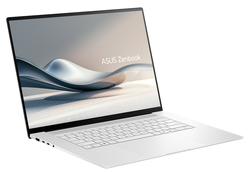 ASUS Zenbook S 16 UM5606WA-RK226W AMD Ryzen AI 9 365 2.0GHz LPDDR5X 24GB 1TB PCIE G4 SSD AMD Radeon 880M Graphics 16" OLED WQXGA+ ,400NITS(HDR)120Hz WIN11 HOME /1.20 kg/White