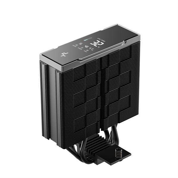 Кулер для процессора DEEPCOOL AK400 G2 DIGITAL NYX LGA1851/1700/1200/115X/AM5/AM4 (12шт/кор, TDP 220W, PWM, Fan 120mm, 4 тепл. трубки, черный) RET (R-AK400G2-BKNNMN-GJD-1)