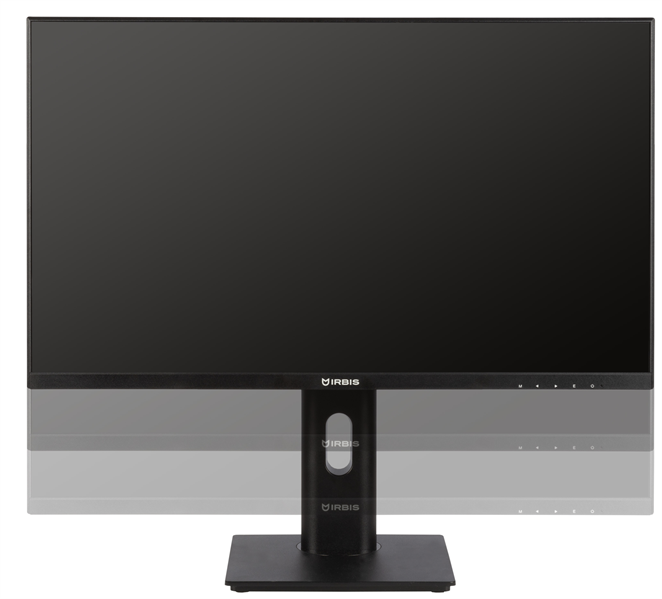 IRBIS MIR View 24 23.8'' LED Monitor 1920x1080, 16:9, IPS, 300 cd/m2, 1000:1, 5ms, 178°/178°, VGA, HDMI, DP, Audio out, 75Hz, speak, регул. накл/выс/повор/вращ,внутр.бп. Black МИНПРОМТОРГ(МПТ) 3г
