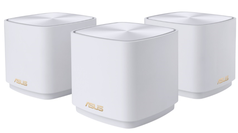 роутер ASUS XD5 (W-3-PK) // AX3000 // 3 pack // 574 + 1201Mbps, 2,4 + 5 gGz, white