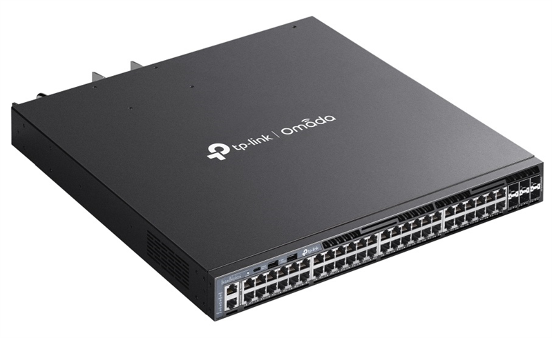 коммутатор TP-Link SG6654XHP, Omada 48-PortGigabit Stackable L3 Managed PoE+ Switch with 6 10GE SFP+ Slots