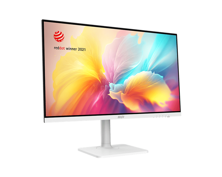 Монитор MSI Modern MD2712PW 27" 16:9 FHD(1920x1080) IPS Flat,1ms(MPRT),1000:1,100M:1,300nit,178/178,HDMI 1.4,USB-C,Speaker,Tilt,Swivel,Height,Pivot,VESA,100Hz,White(white cable),1y war-ty