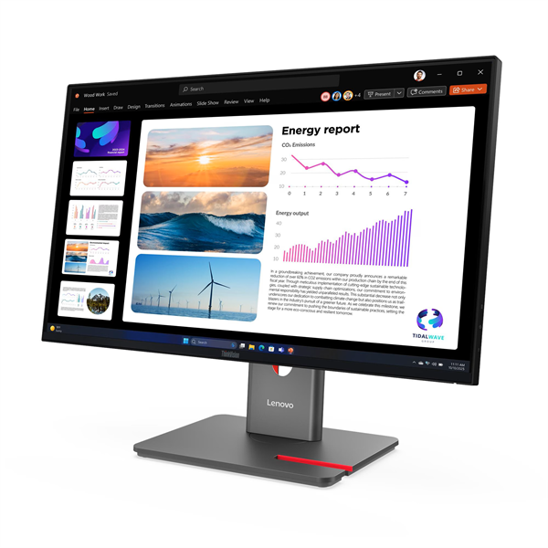 Монитор Lenovo ThinkVision P24Q-40 23.8“ 16:9 QHD (2560x1440) IPS, 120Hz, 300N, 1xHDMI 2.1 TMDS, 1xDP 1.4 (HBR2), 1xDP 1.4 Out, 1xUSB-B (USB 5Gbps), 3xUSB-A (USB 5Gbps), 1xUSB-C (USB 5Gbps, 15W PD), LTPS, 1Y