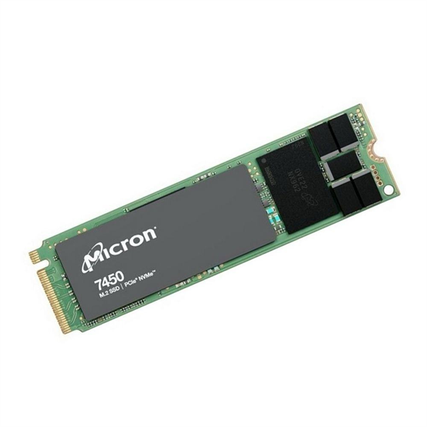 Твердотельный накопитель Micron 7450 PRO 480GB NVMe M.2 (22x80mm) PCIe 4.0 x4, R5000/W700MB/s 3D TLC 1DWPD 280K/40K IOPS 800TBW SSD Enterprise Solid State Drive, 1 year, OEM