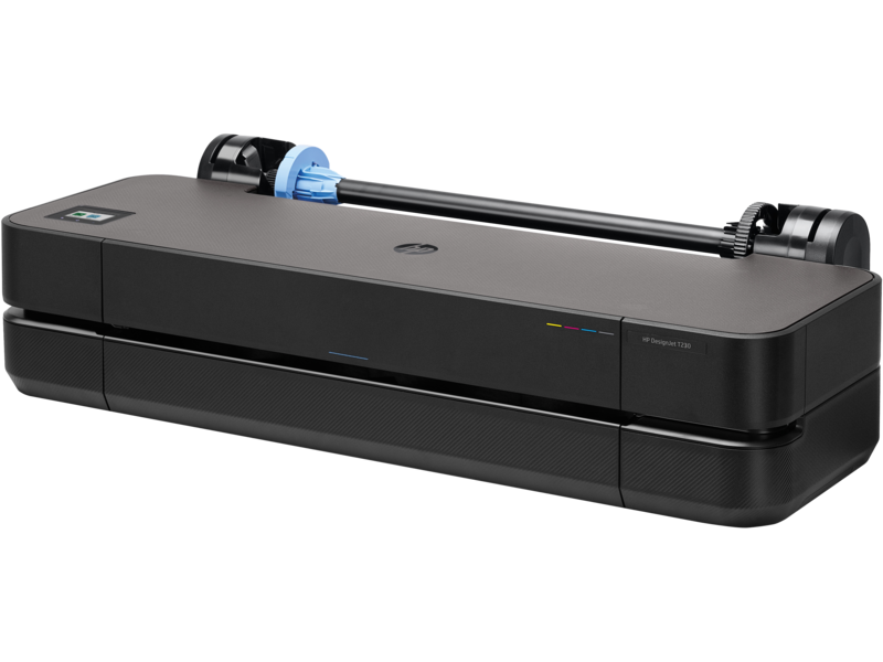 Широкоформатный принтер HP DesignJet T230 (24",4color,2400x1200dpi,516Mb, 35spp(A1),USB/GigEth/Wi-Fi,rollfeed,sheetfeed, autocutter,repl. 5ZY57A/5HB07A (5HB07D#B19))