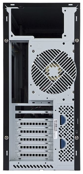 Корпус серверный Midi Tower InWin PE689 Black USB3.0*2+A(HD)+fron fan 120mm*1+rear fan 120mm*1+ 2*2SATA+1*1SATA+Intrusion Switch/ holes for SL20” ATX RACKMOUNT*(без блока питания)