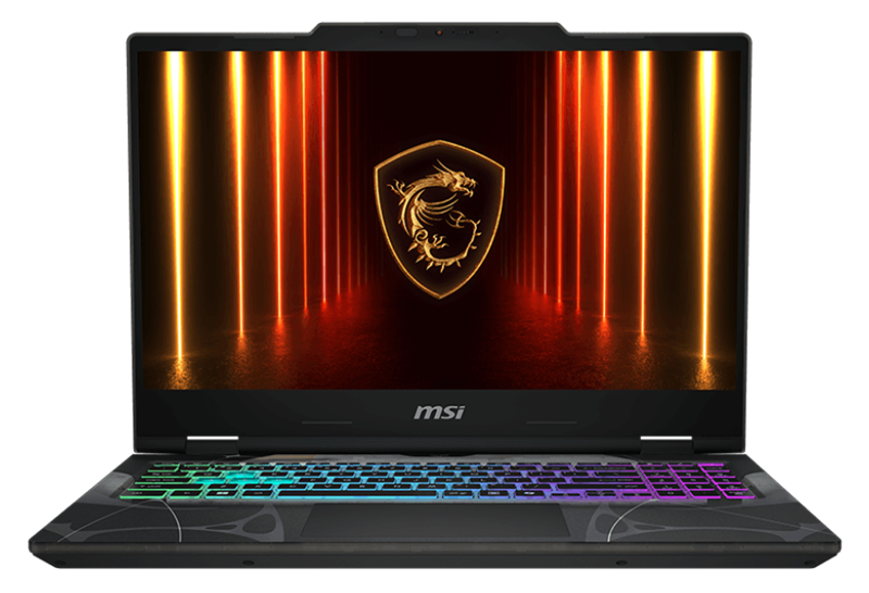 ноутбуки MSI Cyborg 15 B2RWFKG Ultra5 210H 15,6" FHD (1920 x 1080)144Hz DDR5 16GB (8GB*2),1TB SSD, NV RTX 5060 (8GB GDDR7),53.5Whr,1,98kg,1y,Dos,Translucent Black