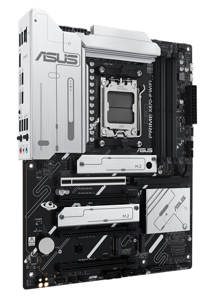 Материнская плата ASUS PRIME X870-P WIFI, AM5, X870, 4*DDR5, 2*SATA, 4*M.2, 4*USB 3.2, 2*USB 2.0, 2*Type-C, 5*PCIx16, HDMI, ATX; 90MB1IS0-M0EAY0 (незначительное повреждение коробки)