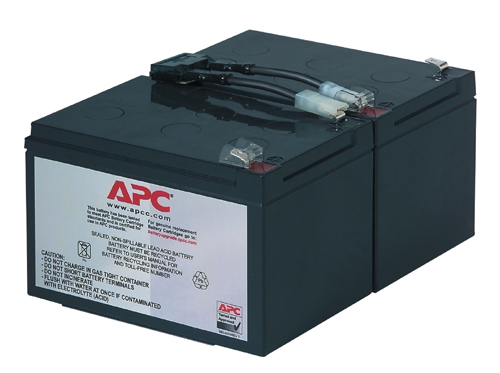 Комплект сменных батарей для Источника Бесперебойного Питания APC Battery replacement kit for SUA1000I, BP1000I, SU1000I, SU1000INET, SU1000RMINET, SU700X167, SUVS1000I (сборка из 2 батарей)