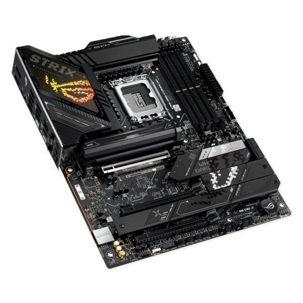 Материнская плата ASUS ROG STRIX Z890-H GAMING WIFI, LGA1851, Z890, 4*DDR5, 4*SATA, 5*M.2, 8*USB 3.2, 2*Type-C, 3*PCIx16, HDMI+DP, ATX; 90MB1K20-M0EAY0