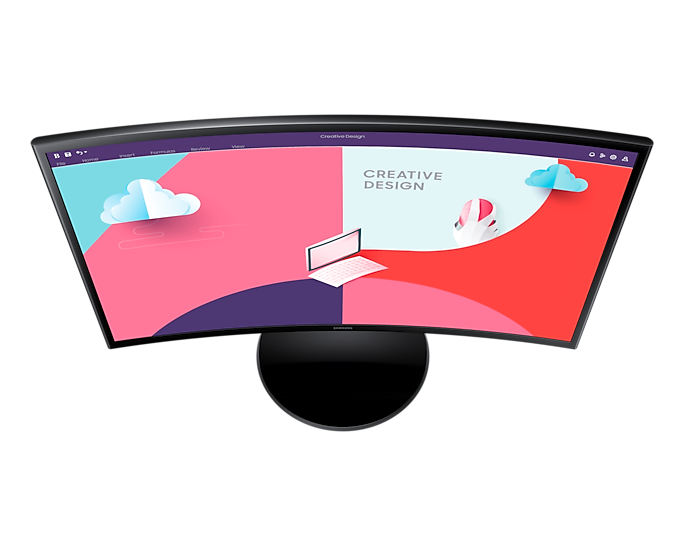Samsung 27" Essential S3 S27C360EAI Curved VA LED 16:9 1920x1080x75Hz 5ms 250cd 3000:1 178/178 D-SUB; HDMI Tilt VESA Black