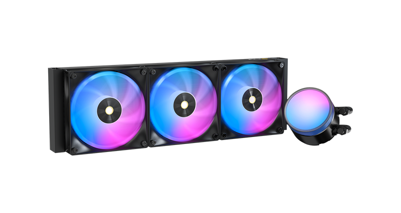Система водяного охлаждения Ocypus Delta L36 BK ARGB V2, 360mm, ARGB Pump, 3x120mm ARGB fans, LGA115X/1200/1700/18XX, AM4/AM5