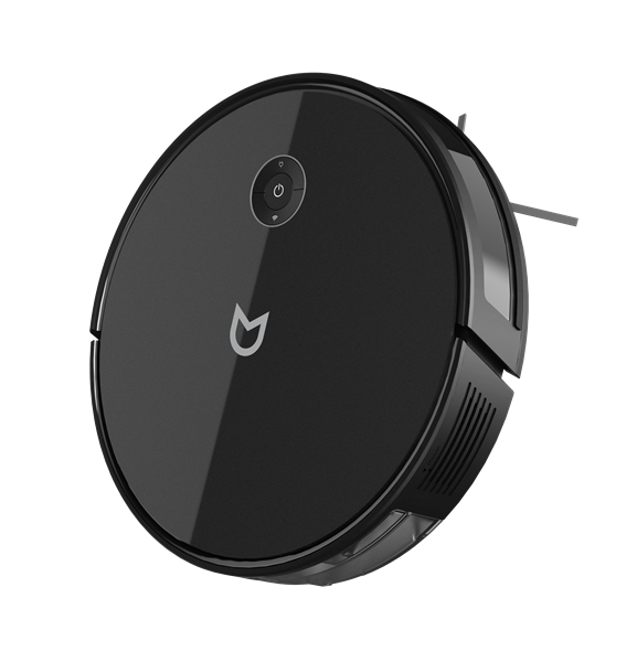 Робот-пылесос с гироскопом Robot vacuum IRBIS Bean 0421,2500 mAh,28W,3000Pa, Hyroscope, Black, charging stat, remote, roller brush & cloth for wet,2 in 1 water tank&dust collector, brushes 3,HEPA filter2, (следы эксплуатации)