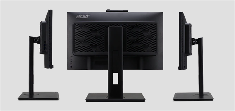 23,8" ACER (Ent.) B248Ybemiqprcuzx, IPS, 1920x1080, 75Hz, 178°/178°, 4ms, 250nits, HDMI + DP + Type-C + DP Out + RJ45 + USB3.0x4 + USB-B(2up 4down) + Webcam + Колонки 2Wx2, HDR 10, HAdj 150mm