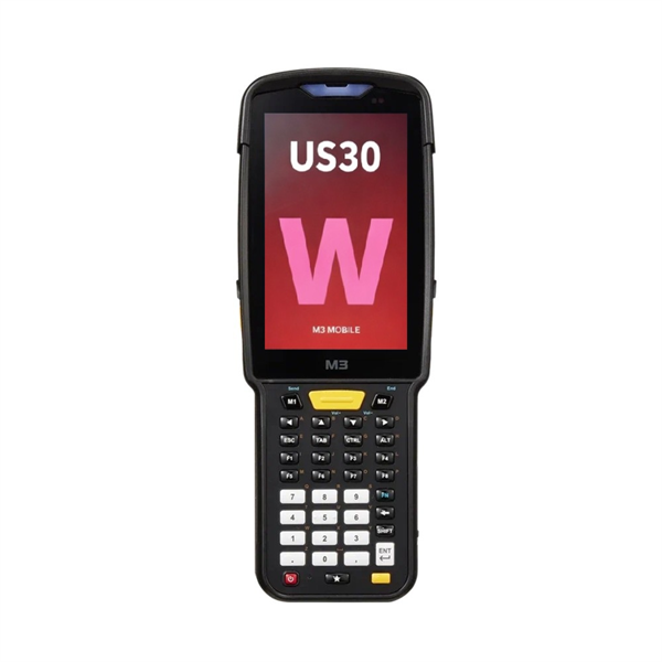 Терминал сбора данных M3 Mobile US30W all-in-one, A13.0, GMS, WVGA, 802.11 a/b/g/n/ac/ax Wi-Fi 6, SE5800 2D, BT5.3, 4G/64G, 38K, 6700mAh Battery, Trigger mounted