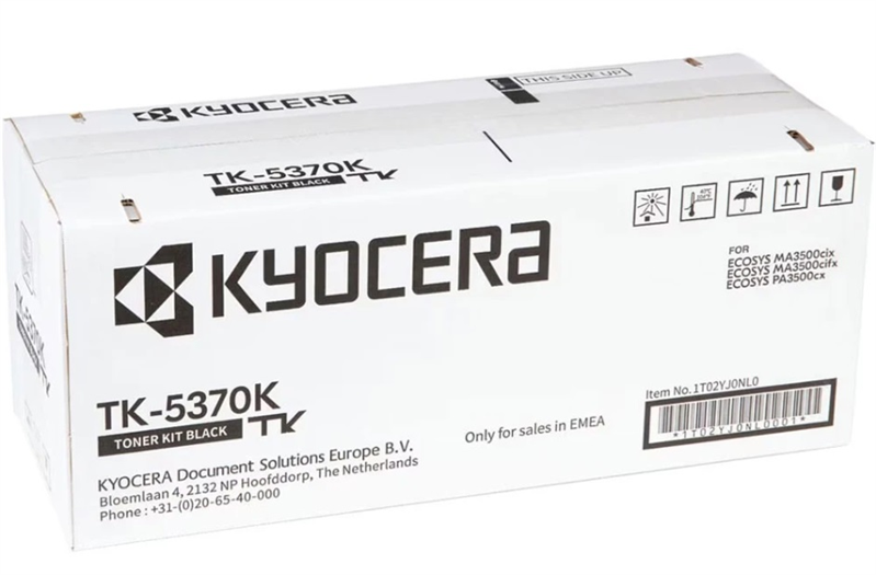 Тонер Kyocera Тонер-картридж TK-5370K для ECOSYS MA3500cifx/MA3500cix/PA3500cx чёрный (7000 стр.)