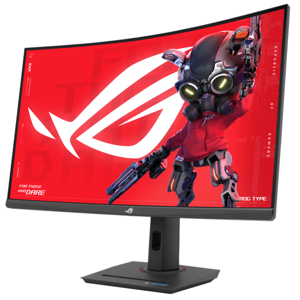 Монитор ASUS 31.5"XG32WCMS VA Curved 2560x1440 1ms GTG 280Hz 350cd DP HDMI USB Type-C HAS Black (существенное повреждение коробки)