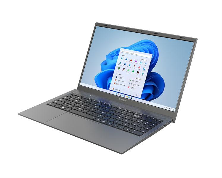 IRBIS Blizzard 15NBC1009 AMD Ryzen R7 5825U, 15.6"LCD 1920*1080 IPS 16GB sodimm +512GB SSD, AC wifi, Front camera:2MP, 5000mha battery, A METAL with chamfer, USB TYPE C , M.2 port *2 Windows 11 Pro