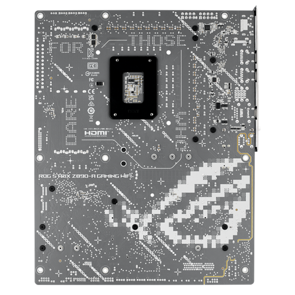 Материнская плата ASUS ROG STRIX Z890-A GAMING WIFI, LGA1851, Z890, 4*DDR5, 4*SATA, 5*M.2, 7*USB 3.2, Type-C, 2*PCIx16, 2*Thunderbolt™ 4, HDMI+DP, ATX; 90MB1I90-M0EAY0