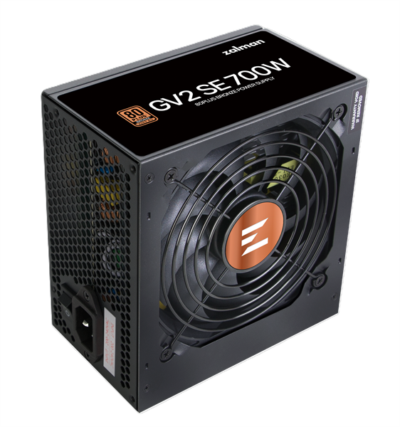 Блок питания Zalman ZM700-GV2SE, 700W, ATX12V v2.52, APFC, 12cm Fan, 80+ Bronze, Retail