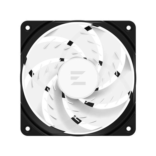 Вентилятор для корпуса ZALMAN ZM-AF120R ARGB BLACK, REVERSE, 120x120x25mm, 4-PIN PWM, 800-1500 RPM, 24,3 DBA MAX, HYDRO BEARING