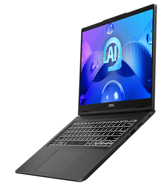 Ноутбук MSI Venture 14 AI A1MG-038RU Core 5 125H 14" 2.8K (2880 x 1800),16:10,OLED,DDR5 16GB (8GB*2),512GB SSD,Intel Arc Graphics,backlight,55.2Whr,1.7kg,1y,Win11Pro,Solid Gray
