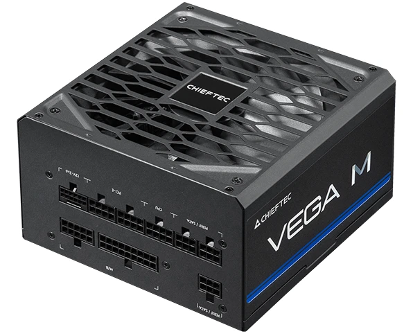 Блок питания Chieftec Vega M PPG-1000-C (ATX 3.1, 1000W, 80 PLUS GOLD, Active PFC, 135mm fan, Gen5 PCIe, Full Cable Management) Retail