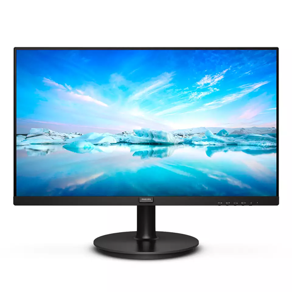 27" Philips 271V8L 1920x1080, WLED, 16:9, VA, 250cd, 3000:1, MID, 4ms, 178/178, D-Sub, HDMI, 75Hz, Tilt, Внутр, VESA, Black, 3y
