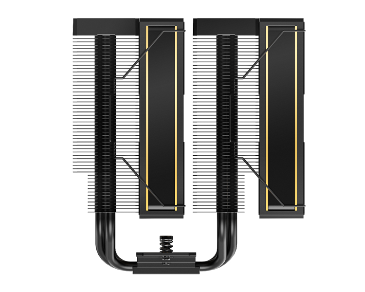Кулер для процессора ID-COOLING FROZN A620 GDL LGA1700/1200/115X/AM5/AM4 (8шт/кор, TDP 270W, PWM, черно-золотой, 6 тепл.трубок + медная база, DUAL FAN 120mm) RET