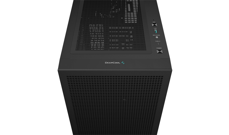 Корпус Deepcool CH560 DIGITAL без БП, боковое окно (закаленное стекло), 3x140мм ARGB вентилятор спереди и 1x120мм ARGB вентилятор сзади, черный, ATX (R-CH560-BKAPE4D-G-1)
