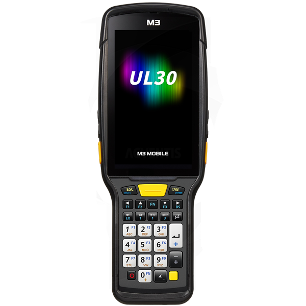 Терминал сбора данных M3 Mobile UL30F Android 14.0 GMS, HD, 802.11 a/b/g/n/ac/ax, SE4770, Rear Camera, BT5.3, NFC(HF), 8G/128G, 28K, 6700mAh Bat for low temperature & Bullet Proof Film, Hand Strap. Req CRD&PWR