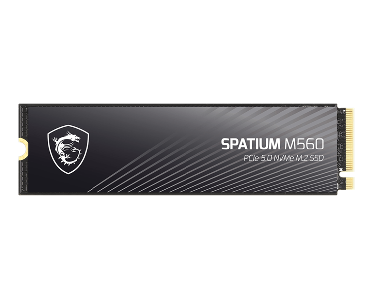 Твердотельный накопитель MSI SSD SPATIUM M560 2TB M.2 2280 PCle 5.0 NVMe R10300/W8700MB/s 3D NAND TLC MTBF 1.5M 1300000/1400000 IOPS 1200TBW