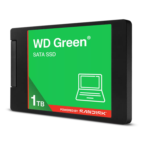 Твердотельный накопитель Western Digital Green SSD 2,5” SATA 1Tb, WDS100T5G0A, 1 year