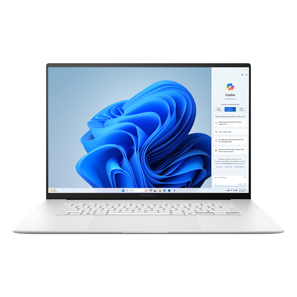 ASUS Zenbook S 16 UM5606WA-RK226W AMD Ryzen AI 9 365 2.0GHz LPDDR5X 24GB 1TB PCIE G4 SSD AMD Radeon 880M Graphics 16" OLED WQXGA+ ,400NITS(HDR)120Hz WIN11 HOME /1.20 kg/White