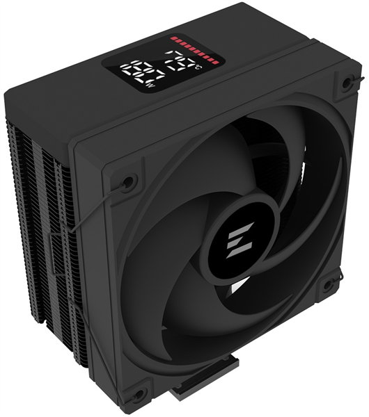 Кулер для процессора ZALMAN CNPS9X ECO DS, 120mm FAN, 4 HEAT PIPES, 4-PIN PWM, 600-2100 RPM, 31.4 DBA MAX, HYDRO BEARING, ARGB TOP COVER, LIVE CPU TEMPERATURE DISPLAY, FULL SOCKET SUPPORT