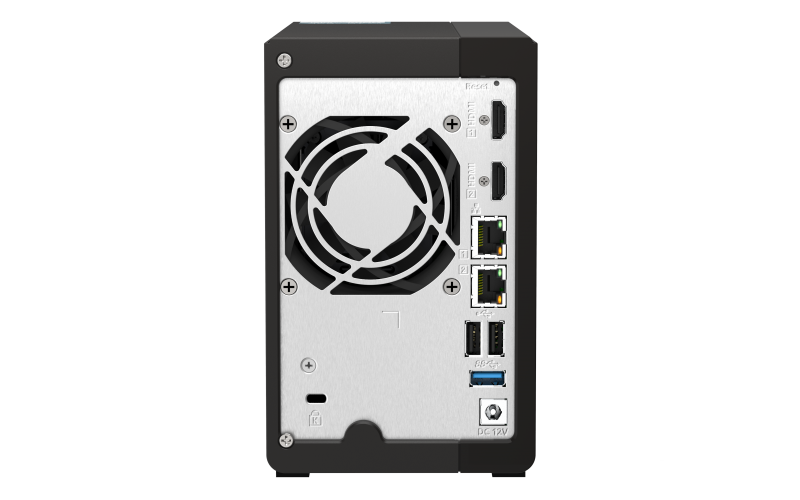 Система хранения данных QNAP SMB QC 2.0GHzCPU/8gb(16)/2 bay SATA (3.5" or 2.5")/2xM.2/2x2.5 GbE/2xHDMI/iSCSI/1xPS/3YW TS-253E-8G-EU-QL