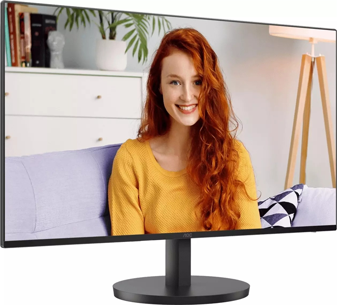 Монитор 27" AOC 1920х1080 WLED 16:9 IPS 300cd, 1500:1, 20M:1, 4ms, 178°/178°, VGA, HDMI, DP, 120Hz, Speakers, Tilt, Internal, VESA, Black, 3y