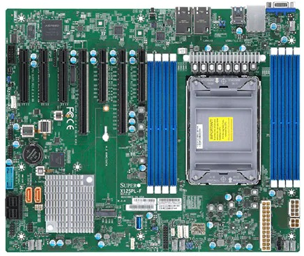 Материнская плата Supermicro Motherboard 1xCPU X12SPL-F 3rd Gen Xeon Scalable 270W/8xRDIMM/C621A RAID 0/1/5/10/ 2xGbE/ 7xPCIe/M.2/ 12.1"x10"(Bulk)