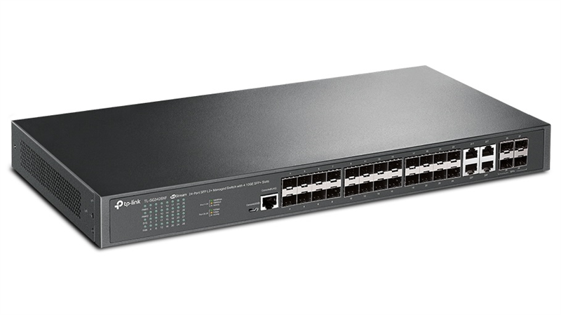 коммутатор TP-Link SG3428XF, JetStream™ 24-Port SFP L2+ Managed Switch with 4 10GE SFP+ Slots