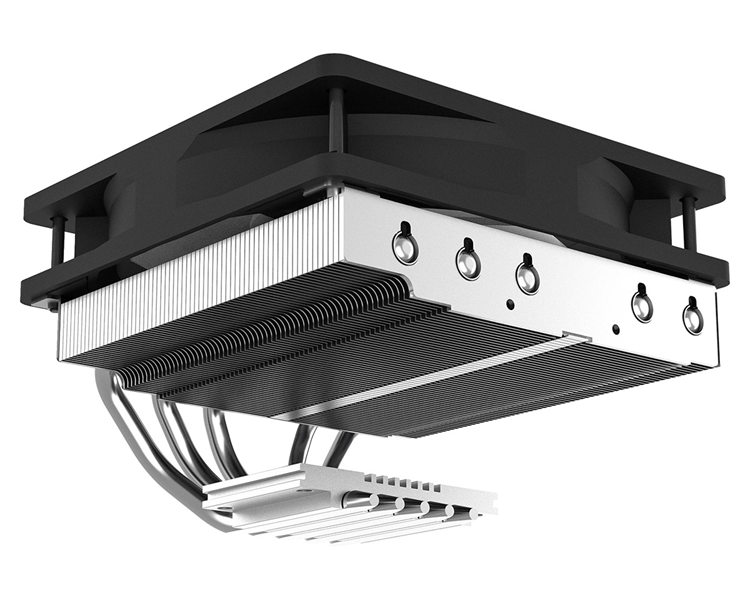 Кулер для процессора ID-COOLING IS-50 MAX RGB V3 LGA1700/1200/115X/AM5/AM4 низкопрофильный высота 77mm (27шт/кор, TDP 130W, PWM, 5 тепл.трубок, RGB FAN 120mm) BOX