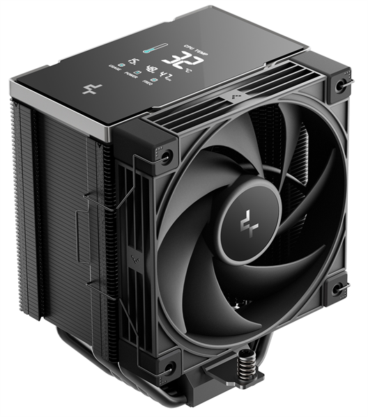 Кулер для процессора DEEPCOOL AK700 DIGITAL NYX LGA1851/1700/1200/115X/AM5/AM4 (9шт/кор, TDP 260W, PWM, Fan 120mm, 7 тепл. трубок, Copper Base, черный) RET (R-AK700-BKNNMN-GJD-1)