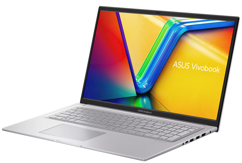 Ноутбук ASUS Vivobook 17 X1704VA-AU937 Intel Core 7 150U DDR4 16GB 1TB PCIE G4 SSD 17.3" FHD (1920 x 1080) IPS 60Hz Without OS 2.10 kg Cool Silver