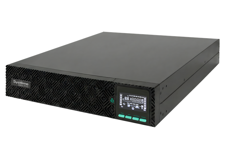 Источник бесперебойного питания Systeme Electric Smart-Save Online SRV, 1000VA/1000W, On-Line, Rack 2U(Tower convertible), LCD