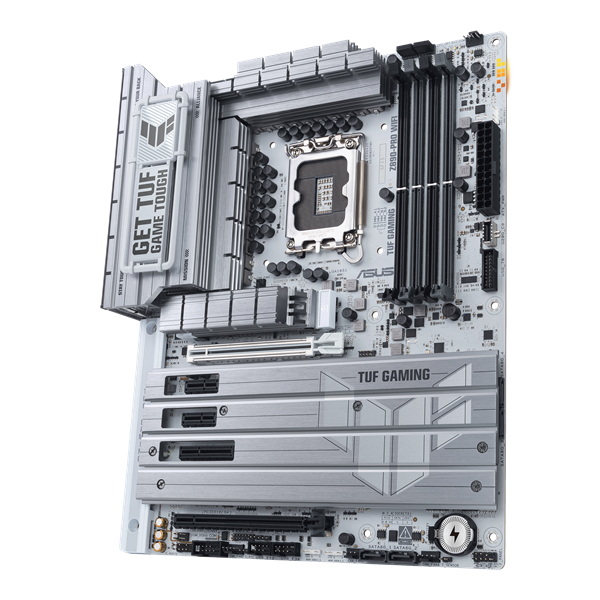 Материнская плата ASUS TUF GAMING Z890-PRO WIFI, LGA1851, Z890, 4*DDR5, 4*SATA, 4*M.2, 6*USB 3.2, 2*PCIx16, 1*PCIx4, 2*PCIx1, 2*Thunderbolt™ 4, HDMI+DP, ATX; 90MB1IR0-M0EAY0