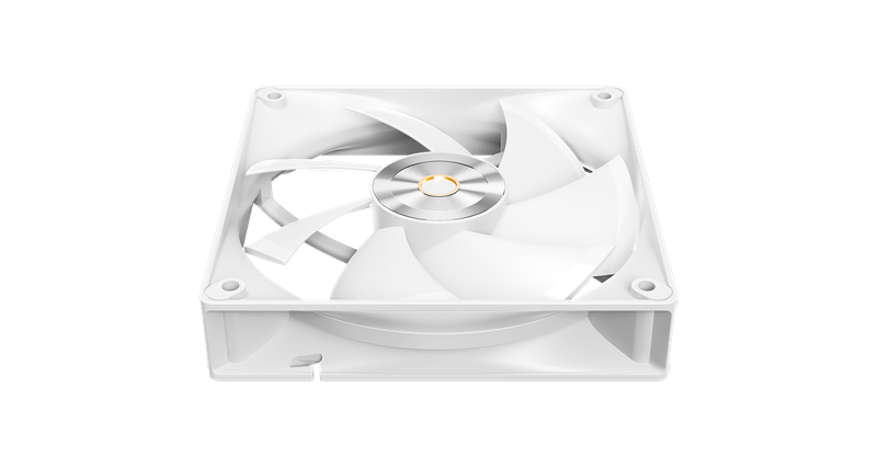 Вентилятор для корпуса Ocypus Delta F12 WH 3 IN 1, 120x120x25mm, 4-PIN PWM, 500-2000 RPM, 29 DBA MAX, HYDRO BEARING