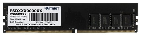 Оперативная память Patriot SL DDR4 DIMM 16GB 2666MHz CL19 1*16GB 19-19-19-43 1.2V