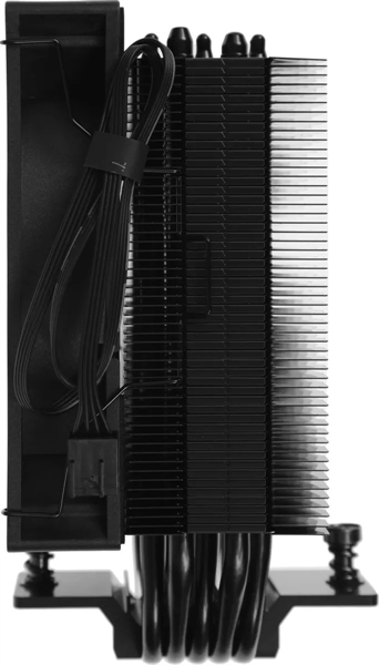 Кулер для процессора PCCooler RT500 BK, 120mm FAN, 5 HEAT PIPES, 4-PIN PWM, 500-2200 RPM, 34.9 DBA, HYDRO BEARING, LGA 1851/1700/1200/115X, AMD AM5/AM4