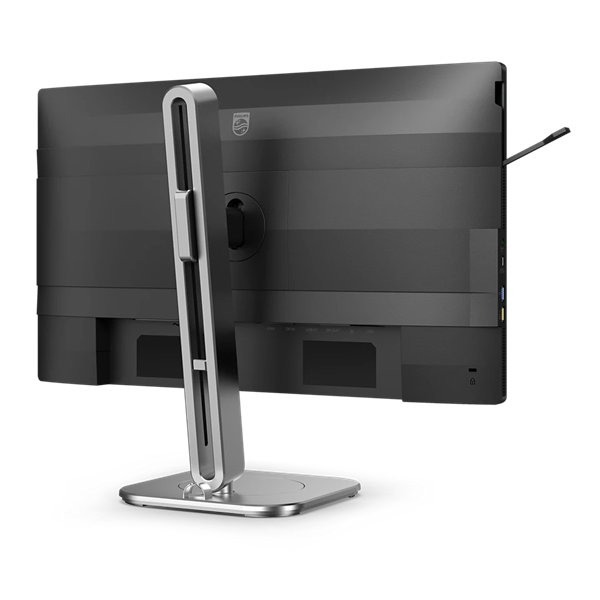Монитор 23,8" Philips 24B2U4301 1920x1080 WLED 16:9 IPS 300cd, 1500:1, 4ms, 50M:1, 178°/178°, HDMI, DP, USB Hub: 3xUSB3.2, USB-C(100W), RJ45, Speak, 120Hz, Tilt, Height, Swivel, Pivot, Int, VESA, Charcoal, 3y