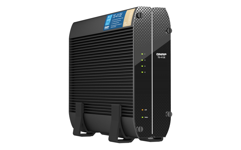 Система хранения данных QNAP SMB QC 2.0 GHzCPU/8gb/4 bay 2.5 SSD/2x2.5GbE/1xHDMI/4xUSB 3.2 Gen 2/iSCSI/1xPS/3YW TS-410E-8G-EU-QL